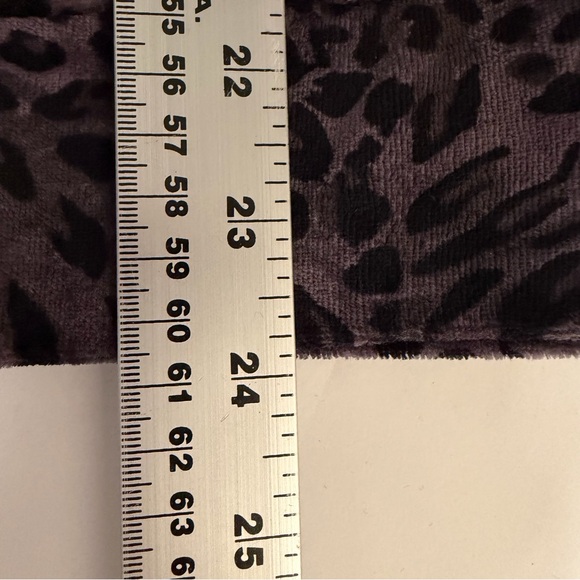 Style & Co Womens Black Purple Leopard Print Jacket Medium - Picture 9 of 9